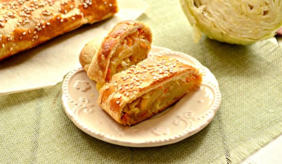 Рецепт штруделя с капустой