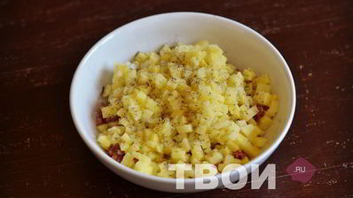 штрудель с мясом