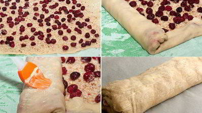 штрудель с вишней