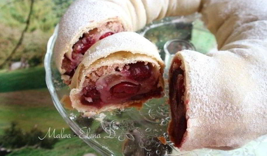 Рецепт вишневого штруделя