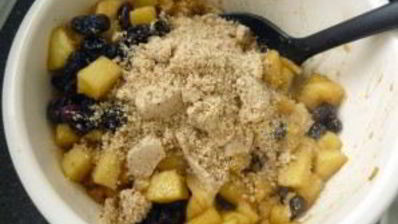 яблочный штрудель из готового слоеного теста