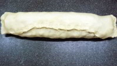 яблочный штрудель из готового слоеного теста