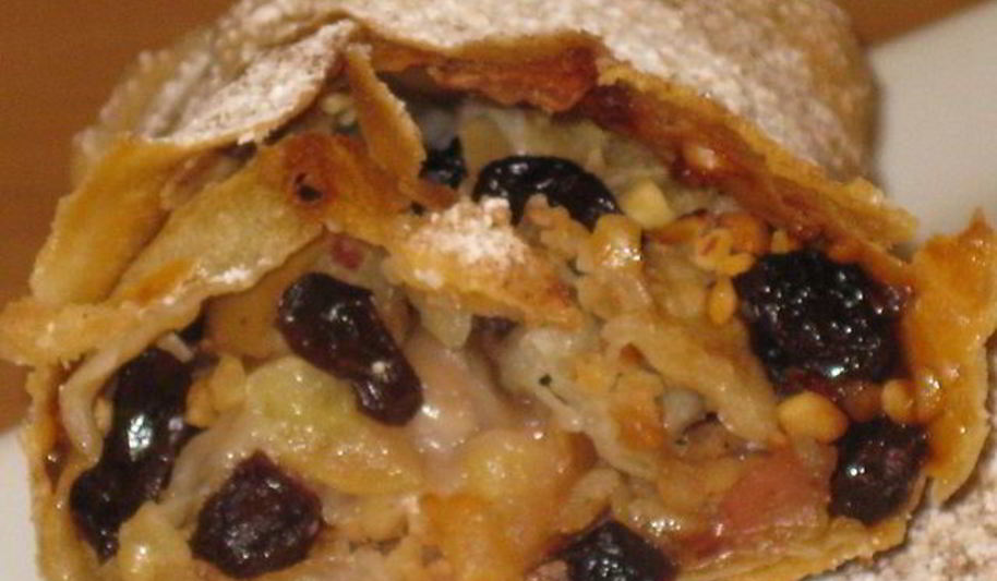 Рецепт яблочного штруделя