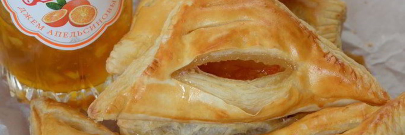 Слойки с апельсиновым джемом