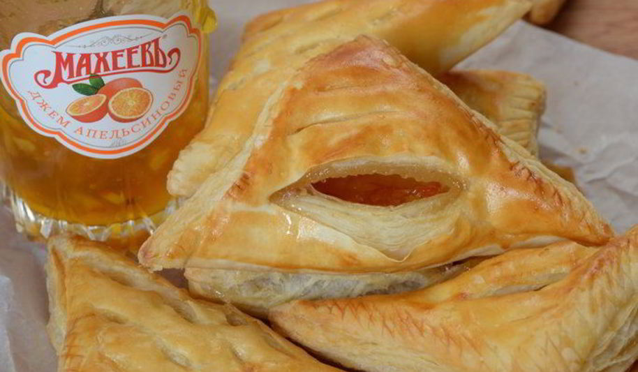 Рецепт слоек с апельсиновым джемом