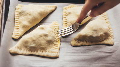 слойки с фетой и шпинатом