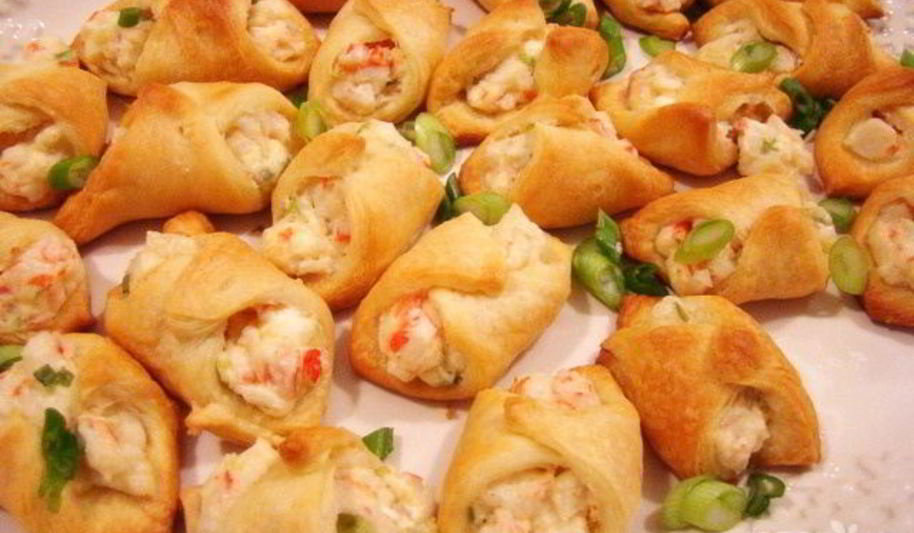 Рецепт слоек с крабовыми палочками