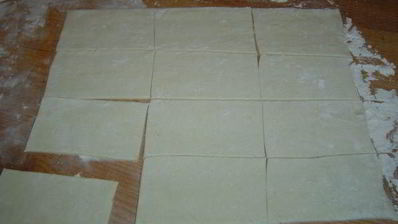 слойки с тыквенно-ореховой начинкой