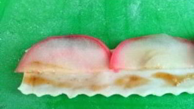 слойки с яблоками из слоеного бездрожжевого теста