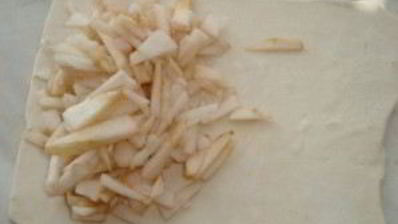 слойки с яблоками из слоеного теста