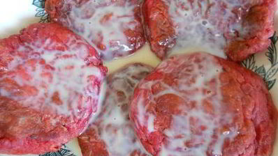 розовые сырники