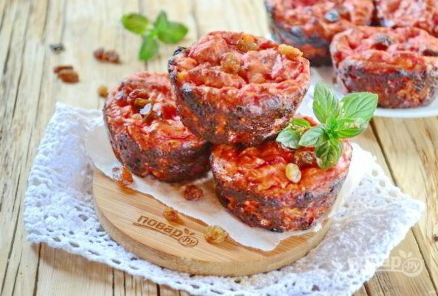 Свекольные сырники в духовке