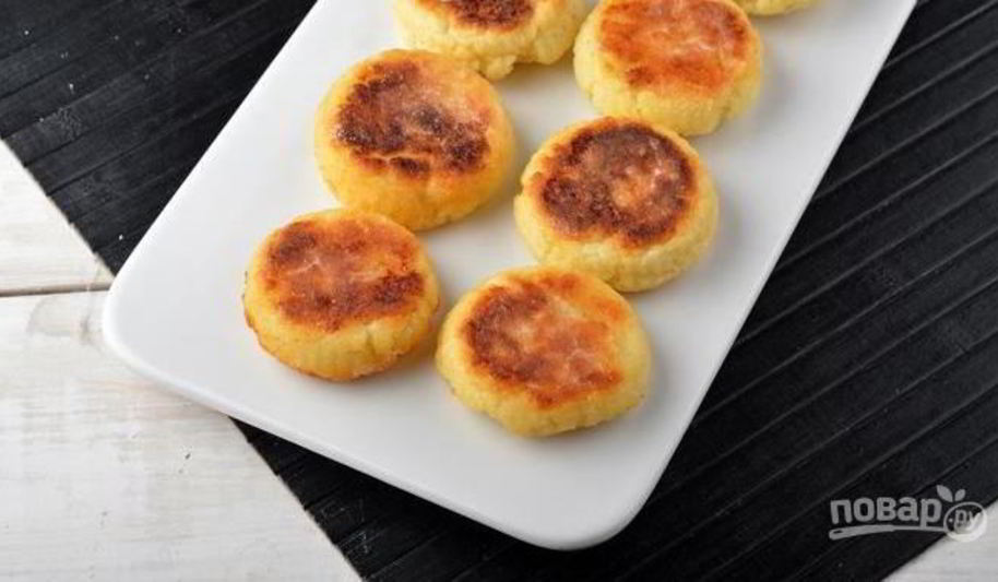 Рецепт сырников без яиц