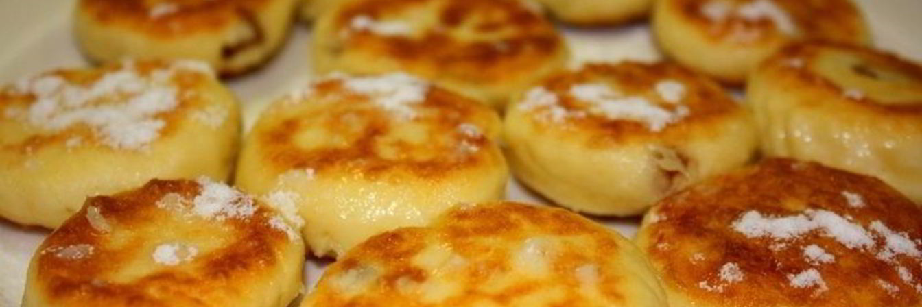 Сырники с изюмом без яиц