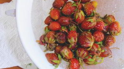 сырники с клубникой