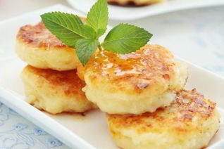 Сырники с отрубями из духовки