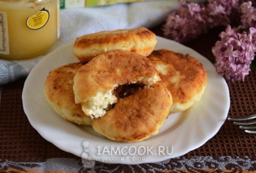 Сырники с шоколадной начинкой