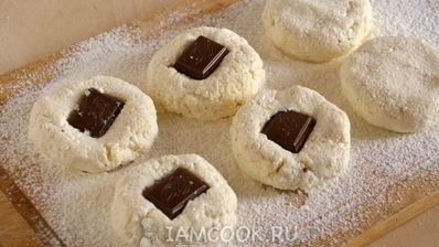 сырники с шоколадной начинкой