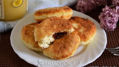 сырники с шоколадной начинкой