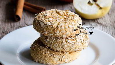 яблочные сырники без муки