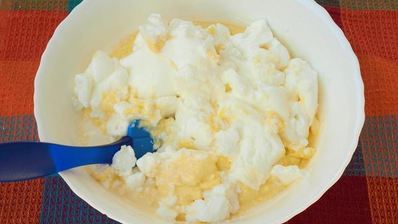 запеченный творожник