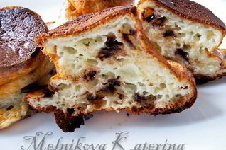 Запеченные сырники с шоколадными каплями