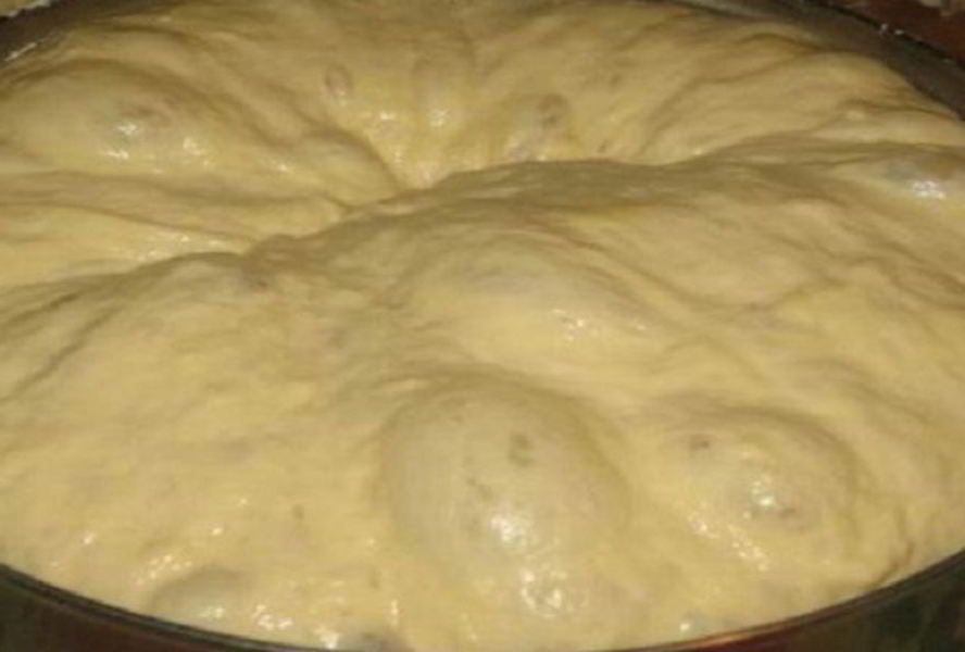 Дрожжевое тесто на воде