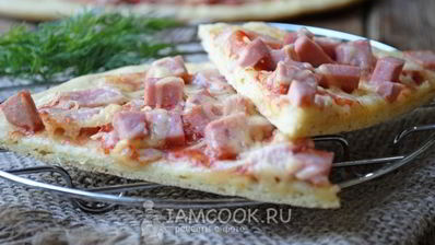 мягкое тесто для пиццы без дрожжей