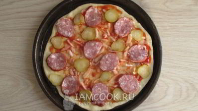 пресное тесто для пиццы