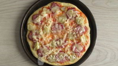 пресное тесто для пиццы