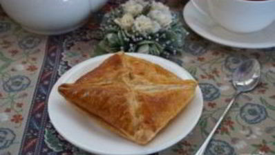 слоеное бездрожжевое тесто с творогом