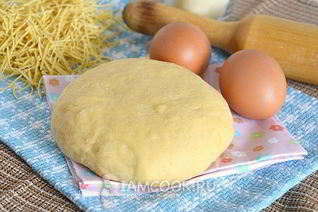 Тесто для домашней лапши