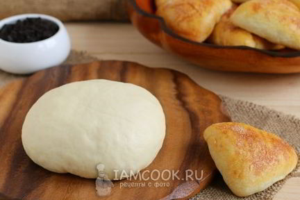 Тесто для пирожков на кефире без яиц