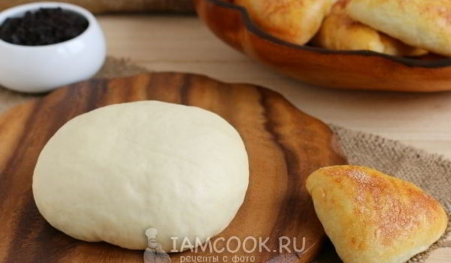 Рецепт теста для пирожков на кефире без яиц