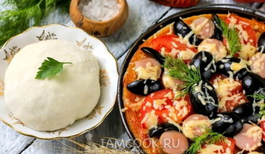 Рецепт теста для пиццы без дрожжей