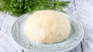 тесто для пиццы без дрожжей