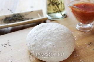 Тесто для пиццы без яиц