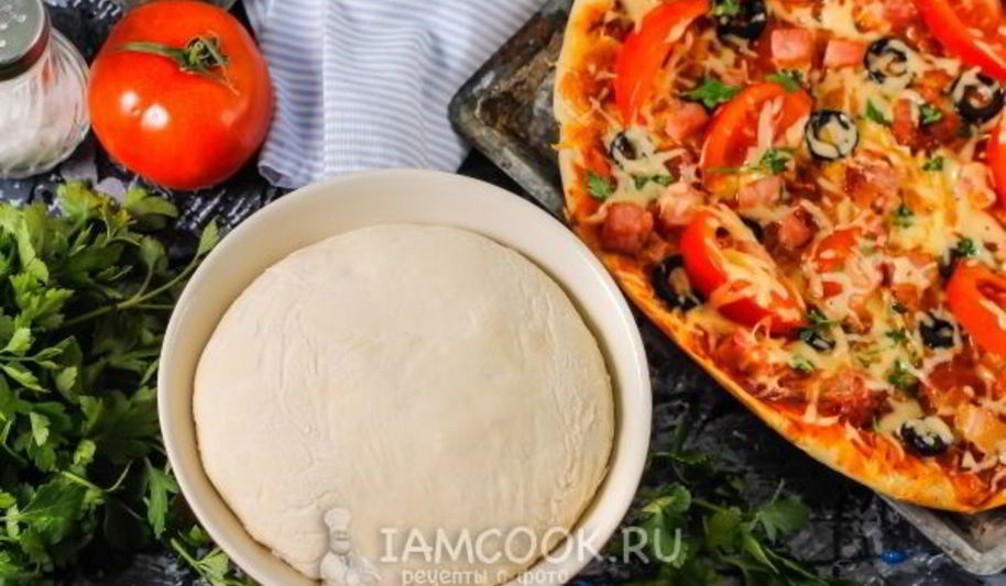 Рецепт теста на пиццу