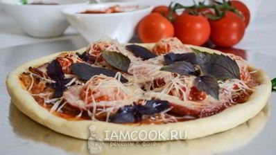 тонкое тесто для пиццы без дрожжей