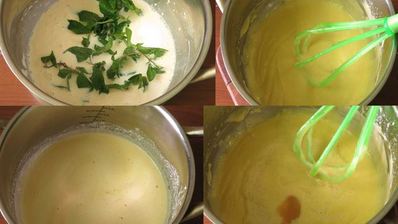 бисквитный торт с ежевикой и мятным кремом шибуст