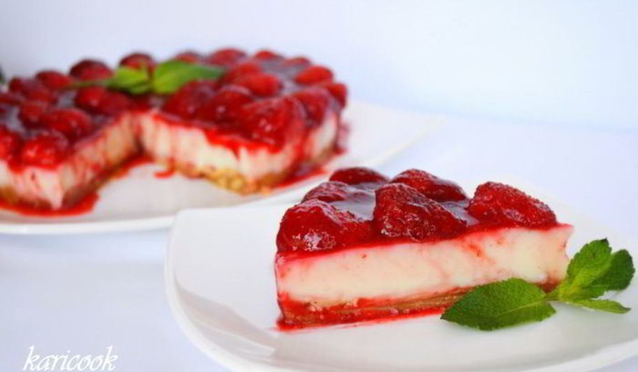 Рецепт клубничного тортика экватор лета