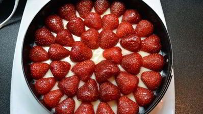 клубничный тортик экватор лета