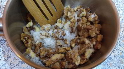 морковный торт с облепихово-мандариновым кули