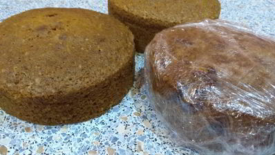 морковный торт с облепихово-мандариновым кули