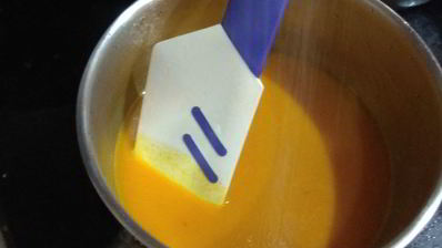 морковный торт с облепихово-мандариновым кули