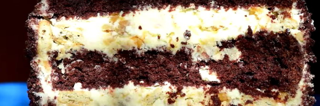 Шоколадный бисквит На раз, два, три