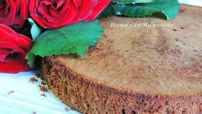 шоколадный бисквит