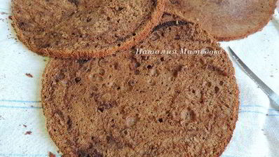 шоколадный бисквит