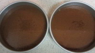 шоколадный торт с белым кремом