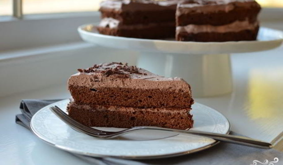 Рецепт шоколадного воздушного торта